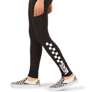 Vans Checkerboard / Chalkboard Black Leggings